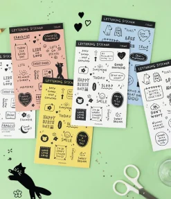 Lettering Removable Sticker