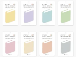 Library Book Sticky Note