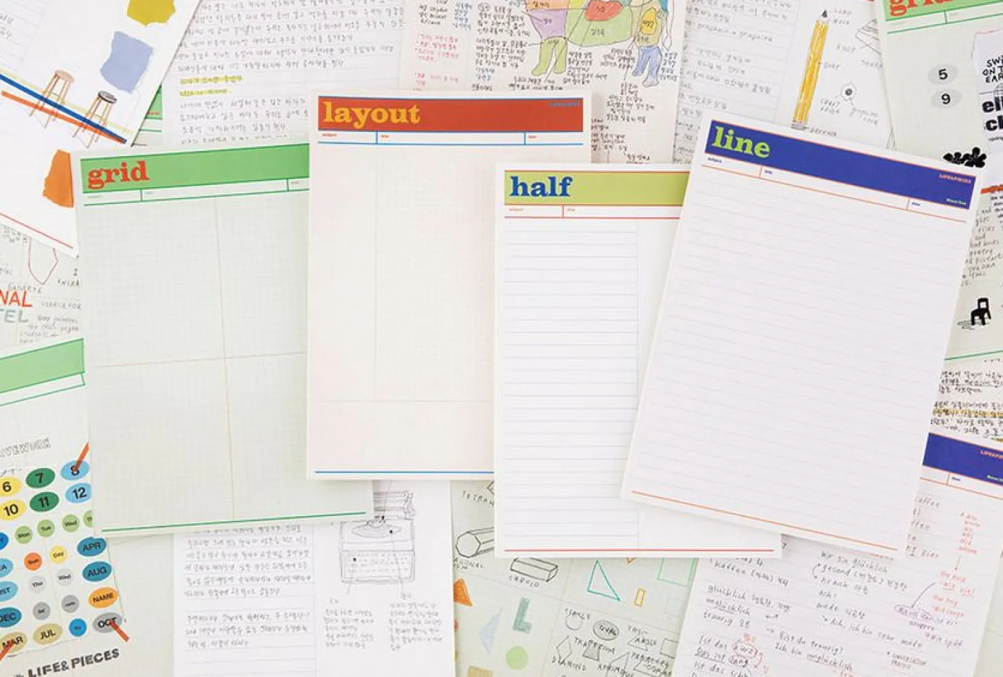 Life & Pieces B5 Notepad