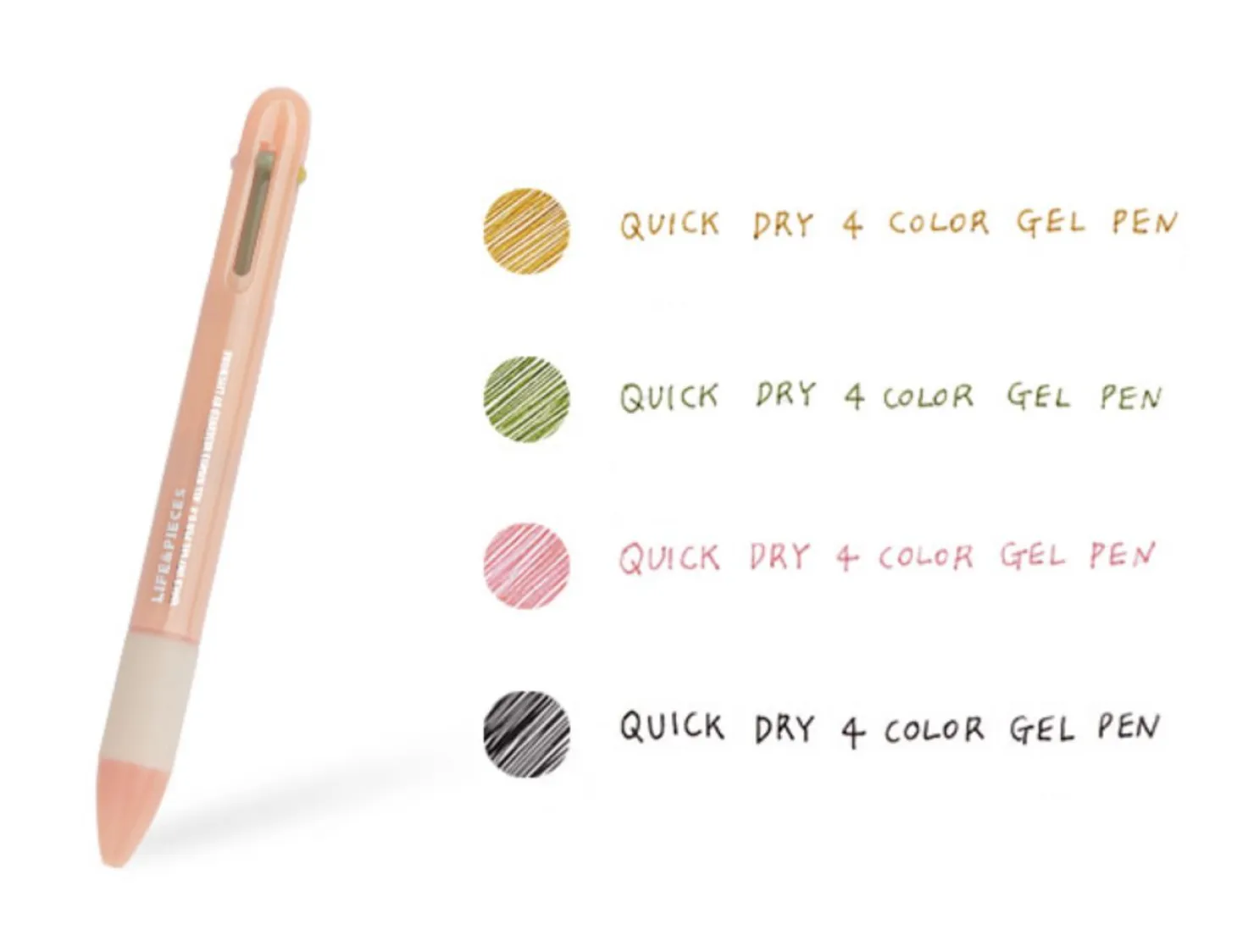 Life & Pieces 4 Color Gel Pen v2