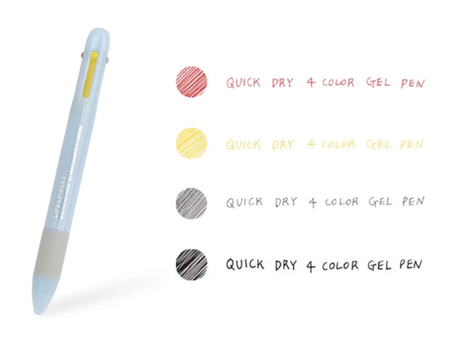 Life & Pieces 4 Color Gel Pen v2