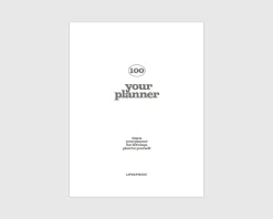 Life & Pieces 100 Day Standing Planner