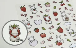 Little Rabbit Deco Sticker