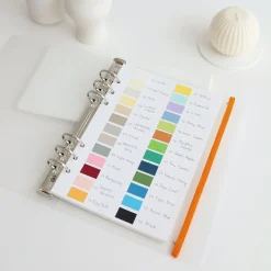Magic Color 6 Ring A5 Plain Note Refill