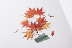 Maple Pressed Flower Sticker