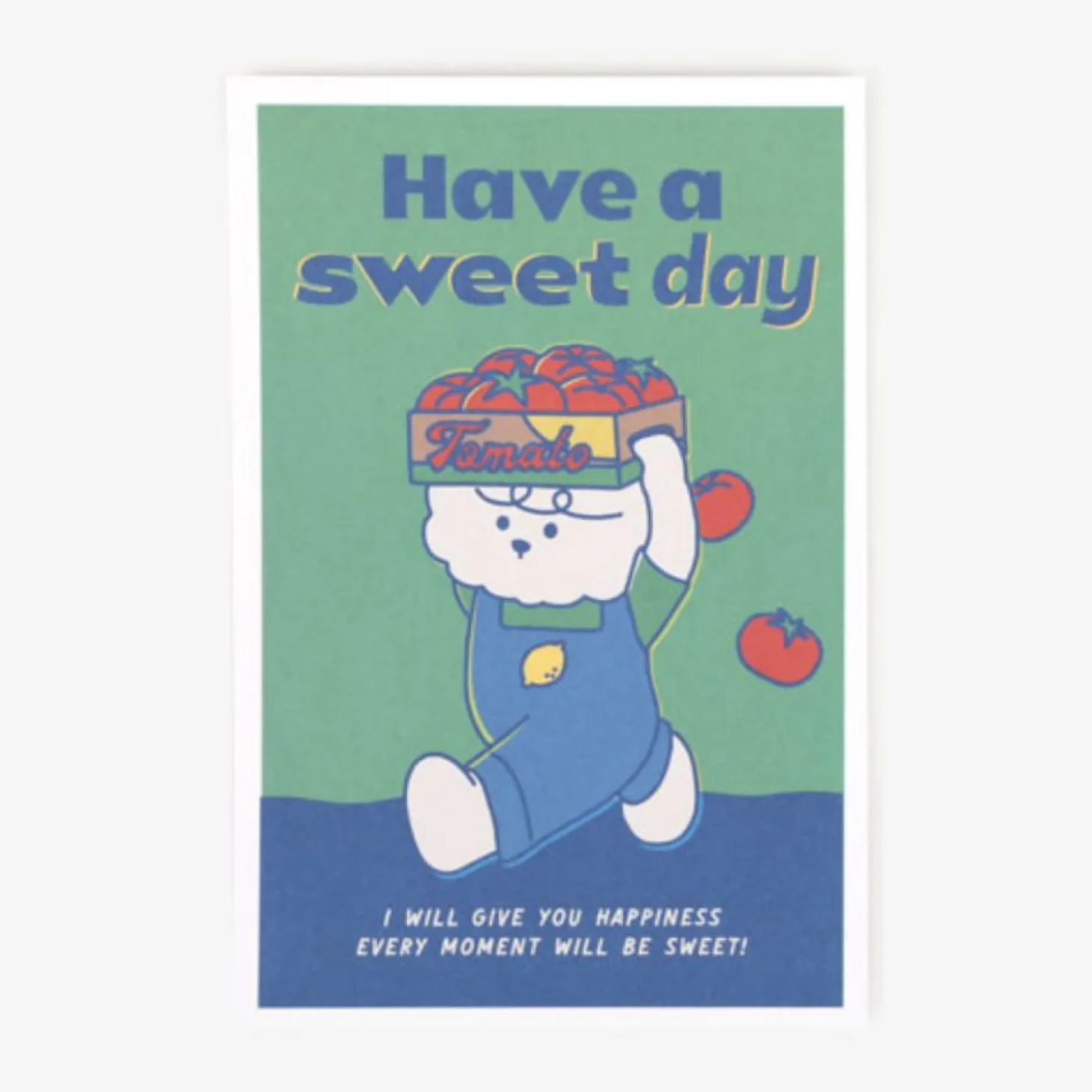 Market Illustration Postcard v1