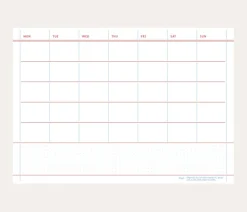 Medium A5 Flat Notepad