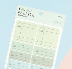 Memo Color Palette Sticker