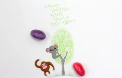 Mini Animal Puffy Deco Sticker