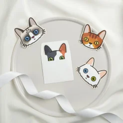 Mini Cat Face Card