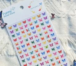 Mini Colorful Butterfly Sticker