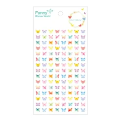Mini Colorful Butterfly Sticker