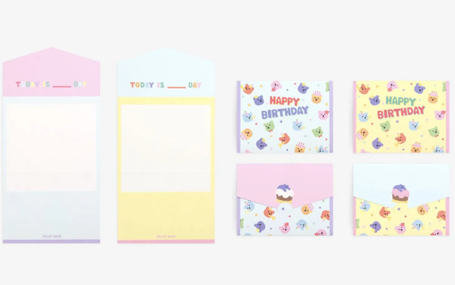 Mini Jelly Bear Folding Card