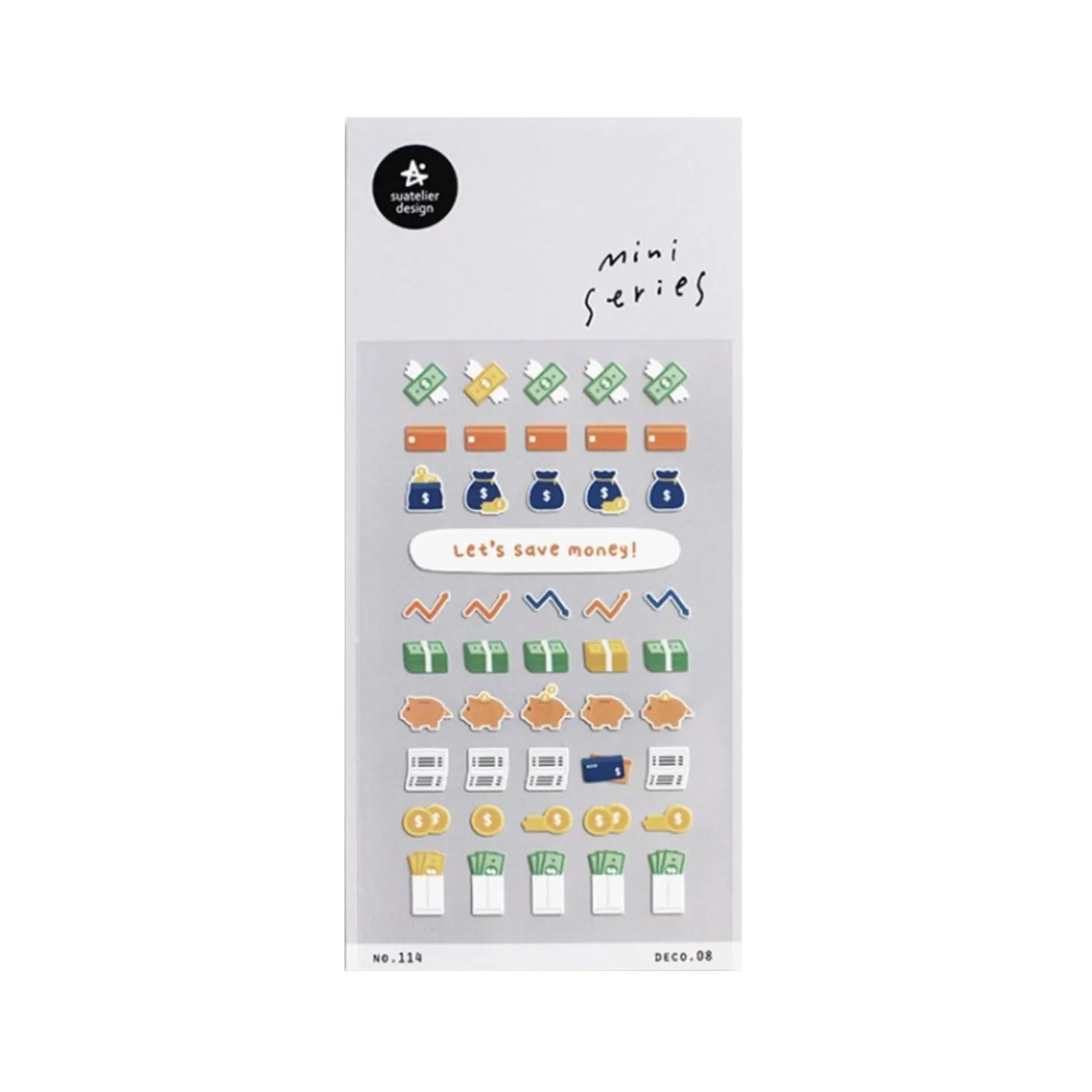 Mini Money Deco Sticker