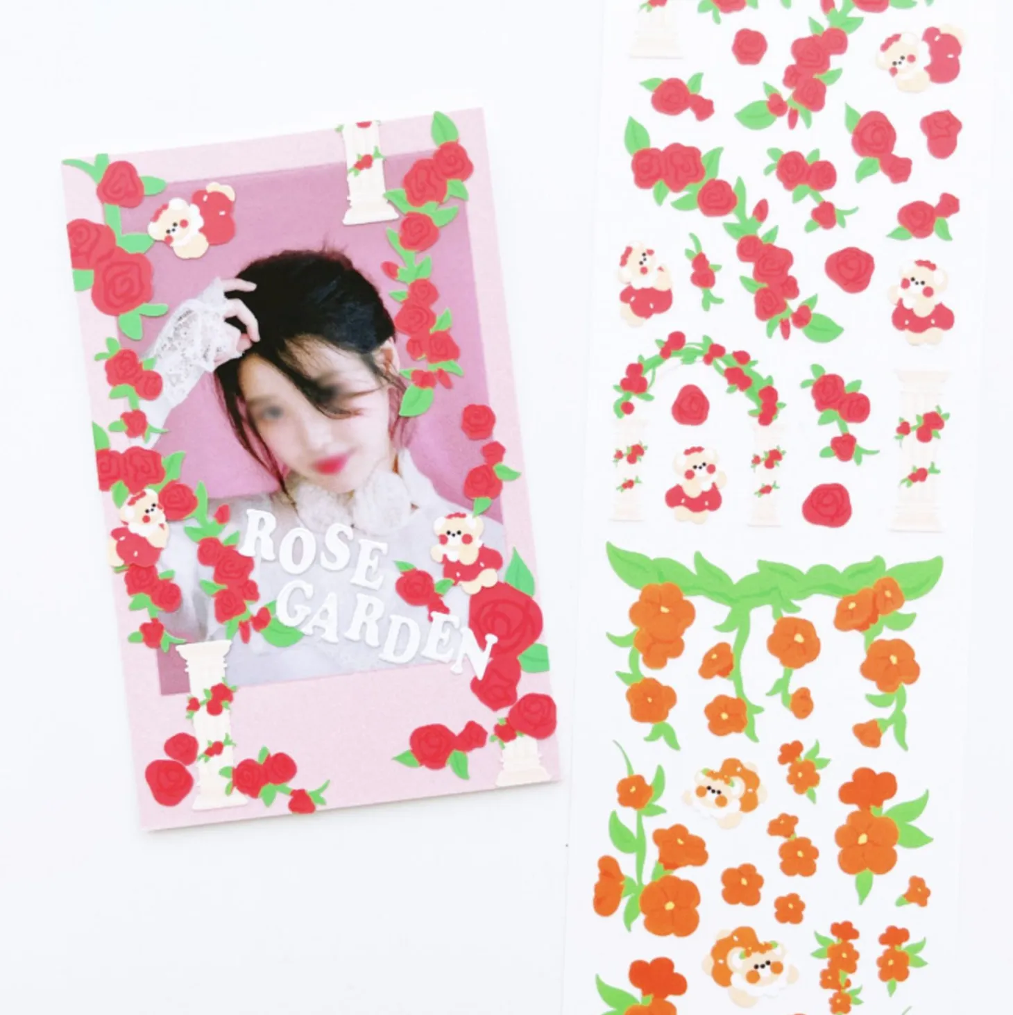 Mini Rainbow Flower Slim Sticker