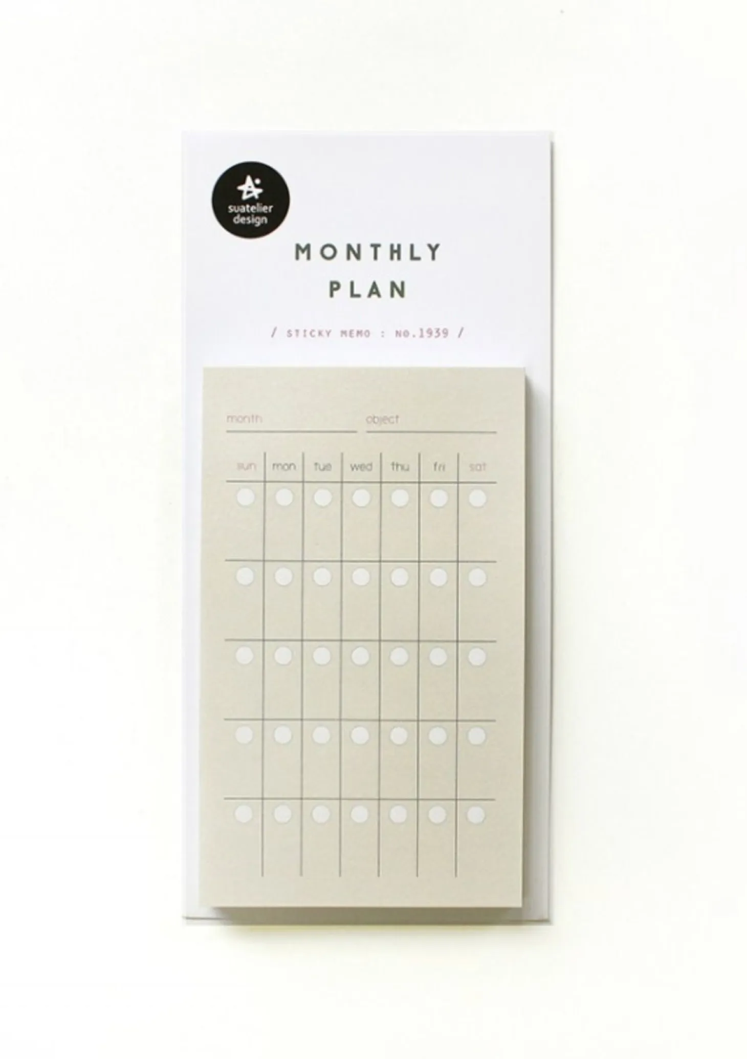 Mini Schedule Sticky note