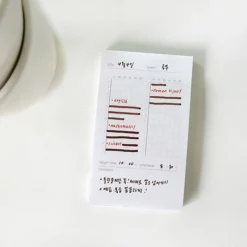 Mini Schedule Sticky note