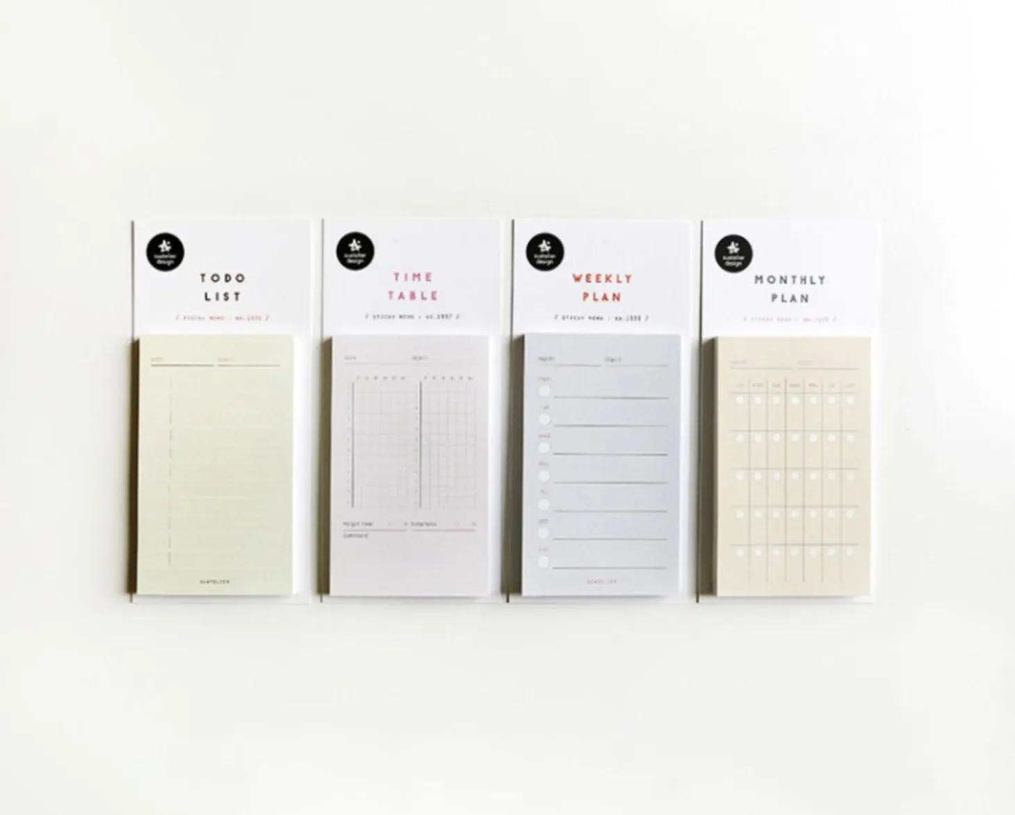 Mini Schedule Sticky note