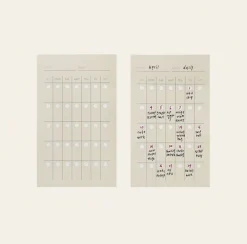 Mini Schedule Sticky note