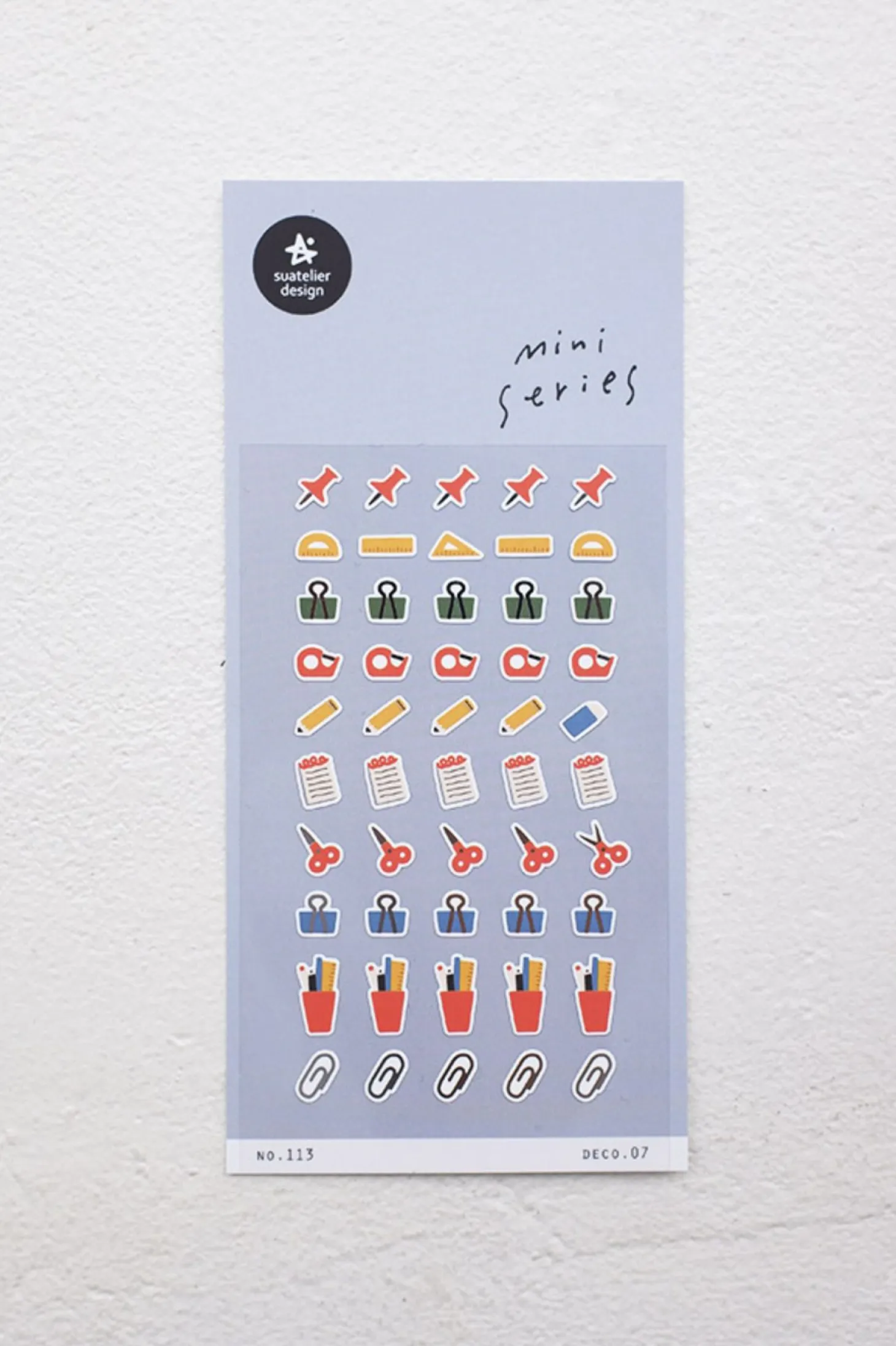 Mini Stationery Deco Sticker