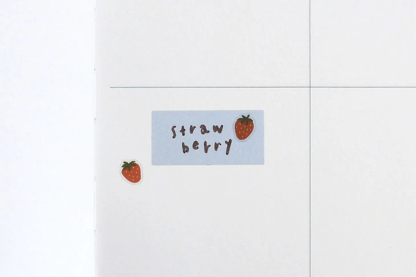 Mini Strawberry Deco Sticker