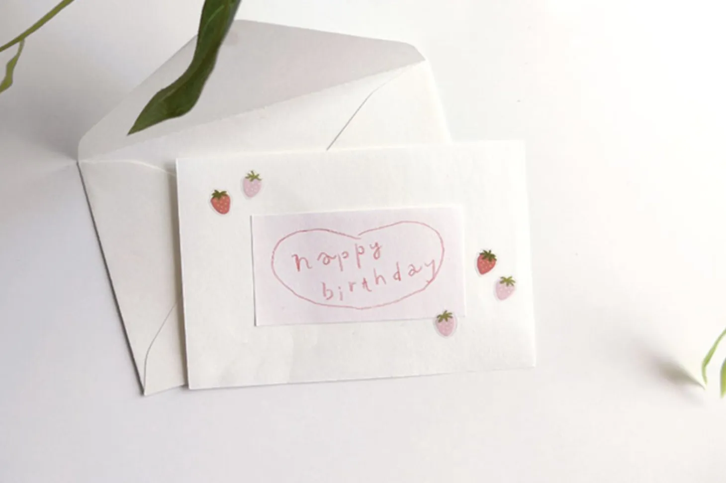 Mini Strawberry Deco Sticker