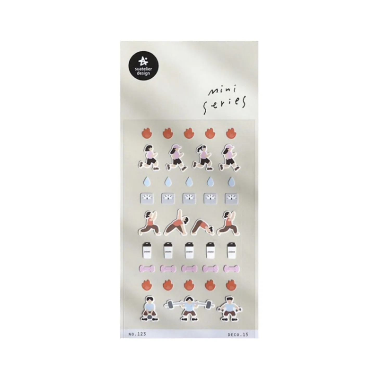Mini Workout Deco Sticker