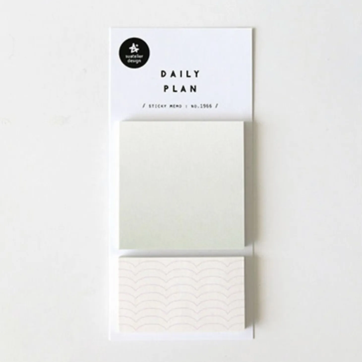 Mint & Pink Daily Plan Sticky Note