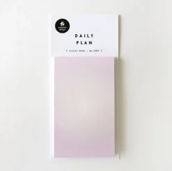Mint & Pink Daily Plan Sticky Note