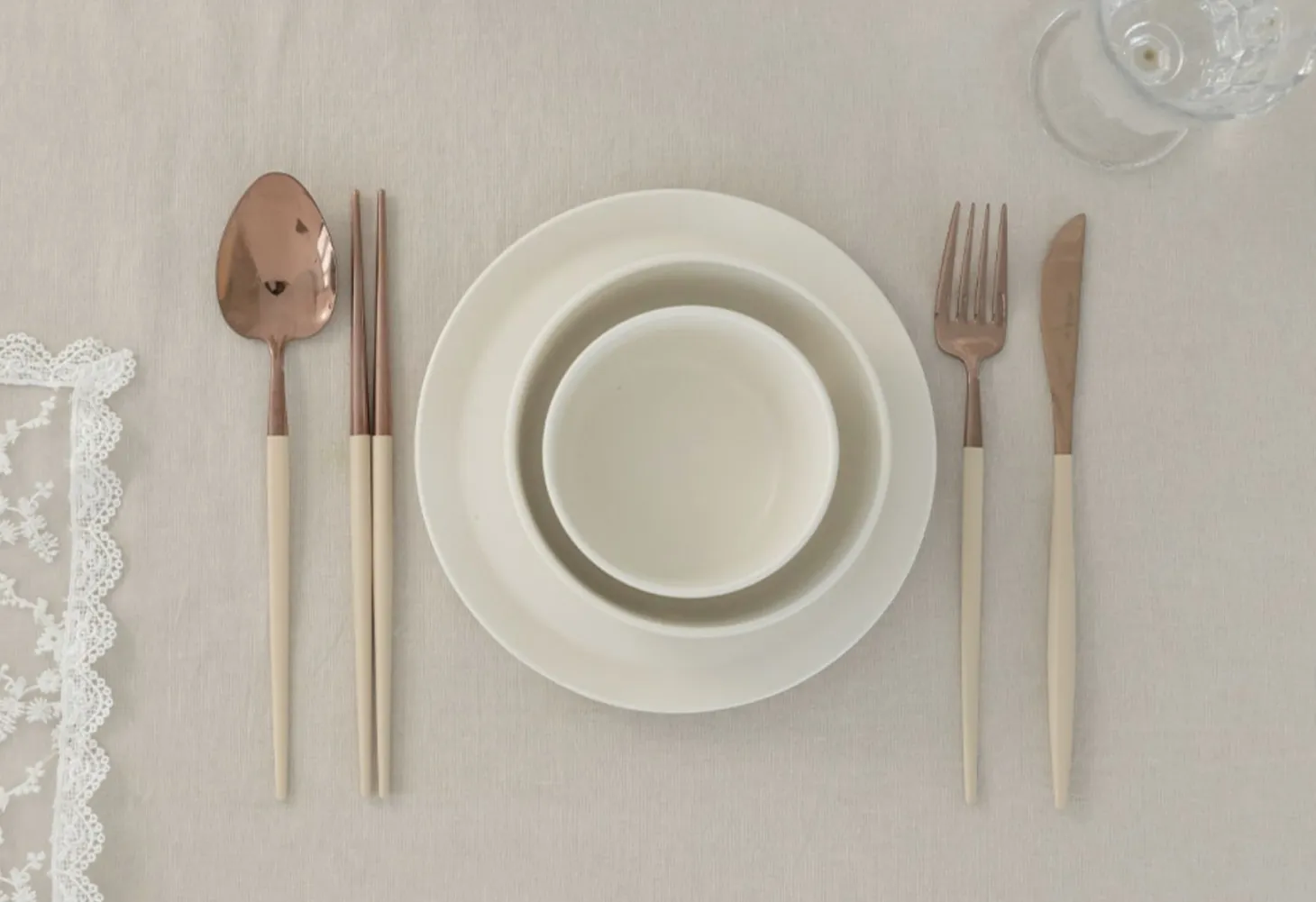 Modern Rose Gold Flatware