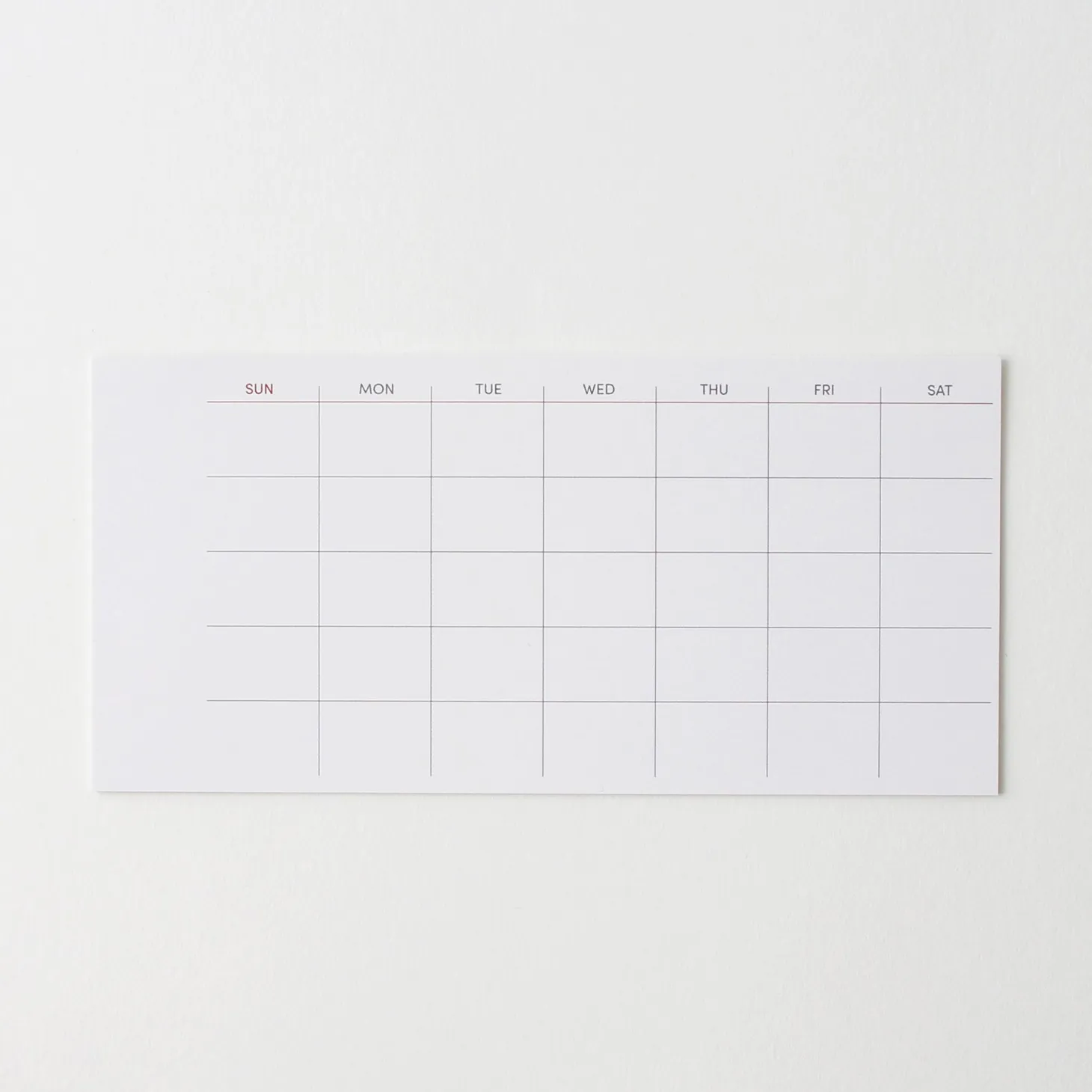 Monthly Schedule Sticky Note