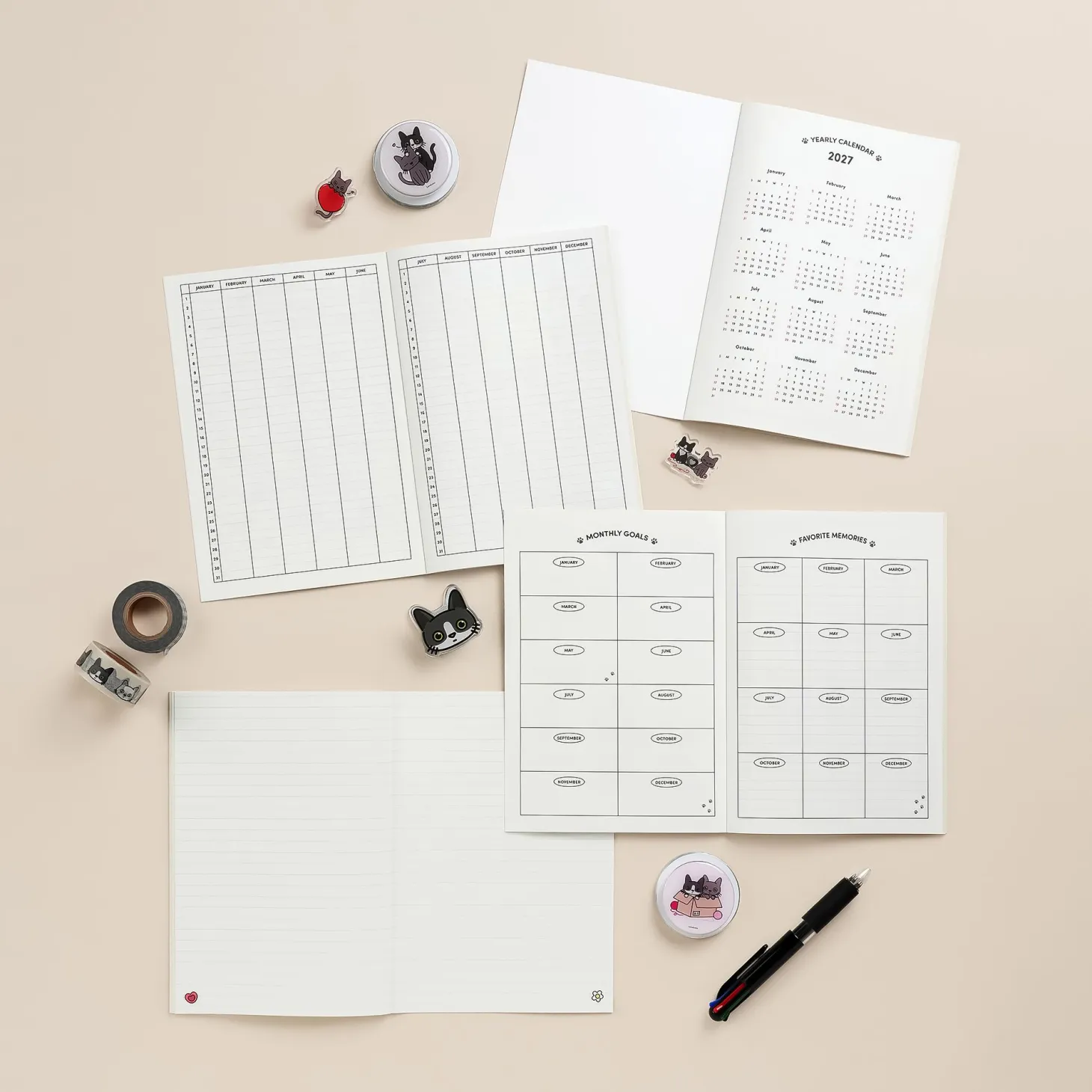 3+3 Multi Tip 6-in-1 Pen