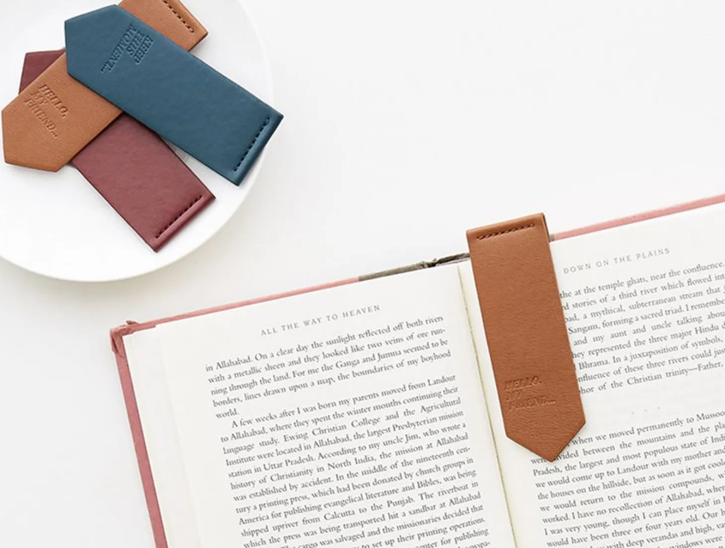 MYO Leather Bookmark Set