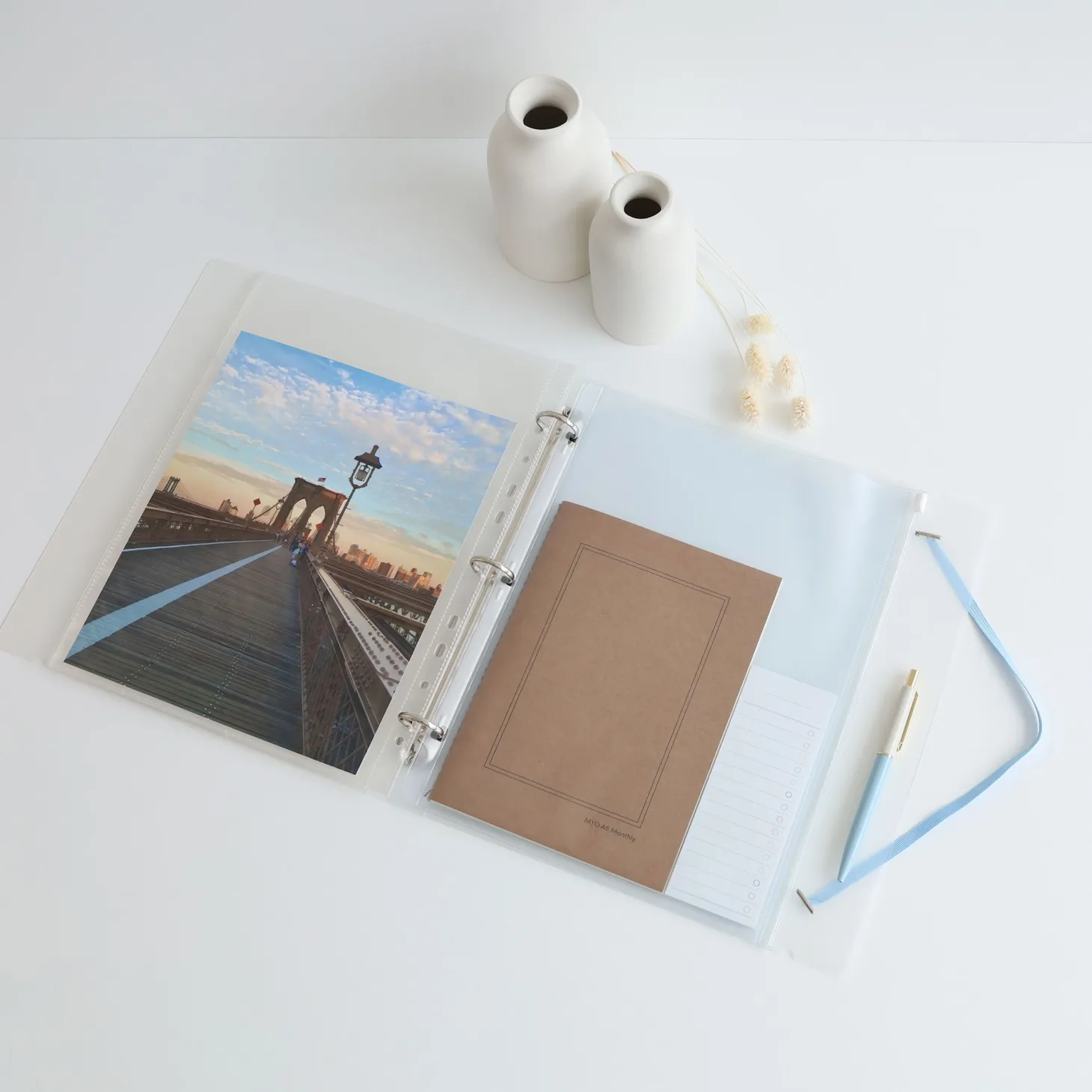 MYO 3 Ring A4 Binder Elastic Band