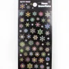 Neon Snowflake Deco Sticker