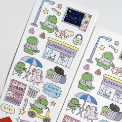 Night Owl Dino Deco Sticker
