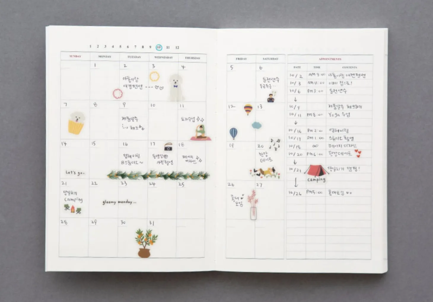 Objet Today Weekly Planner & Pen Set