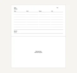 One Month Goal Tracker Planner