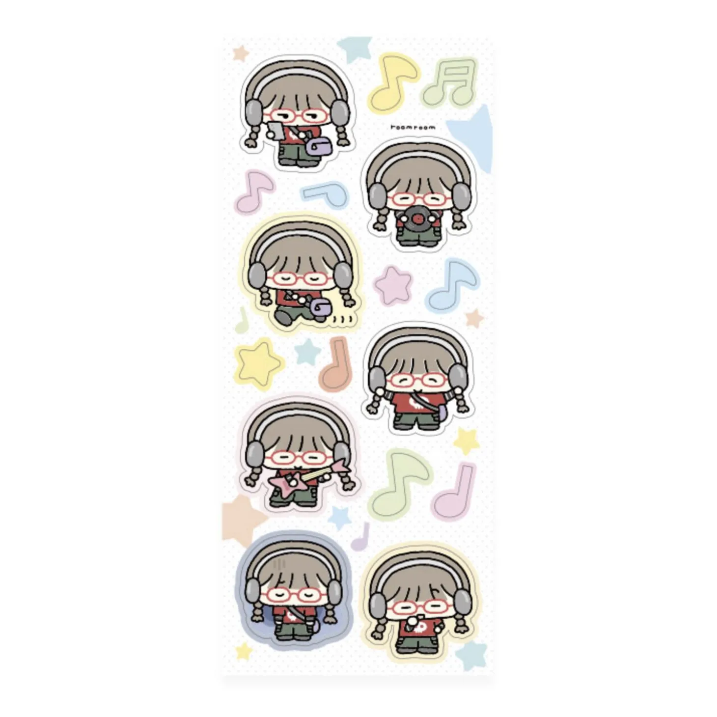 Otaku Girl Deco Sticker