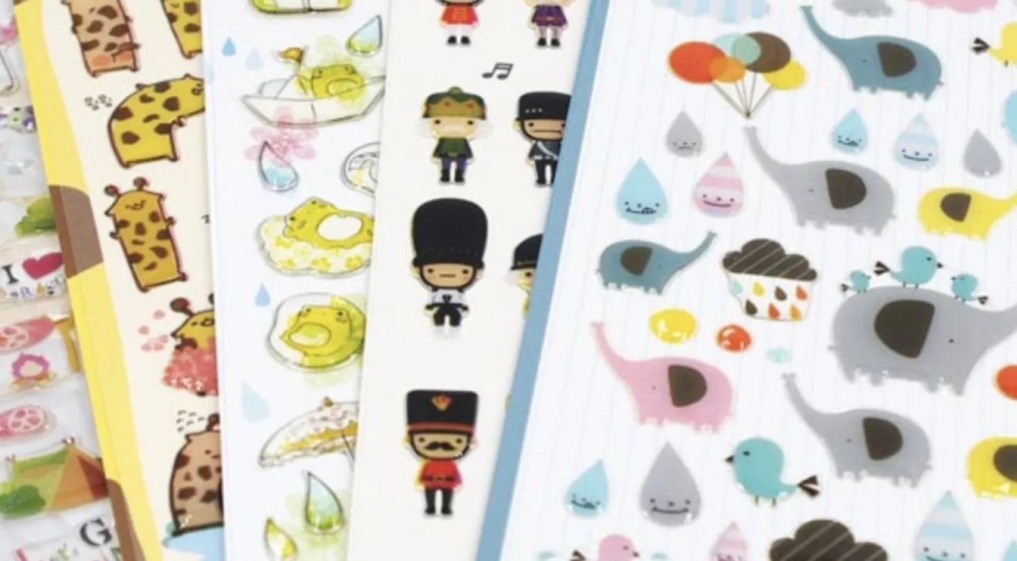 Pawoo Elephant Epoxy Sticker