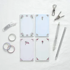 6pcs Blooming Garden Sticky Note Set