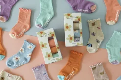 4pcs Daily Kids Crew Socks Set