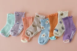 4pcs Daily Kids Crew Socks Set