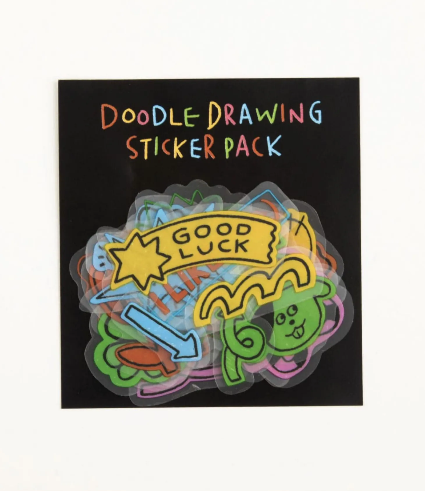 20pcs Doodle Drawing Removable Sticker Set