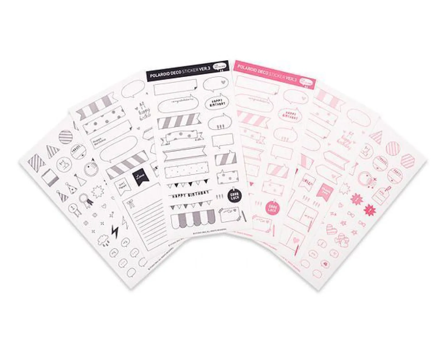 6pcs Instax Deco Sticker Set