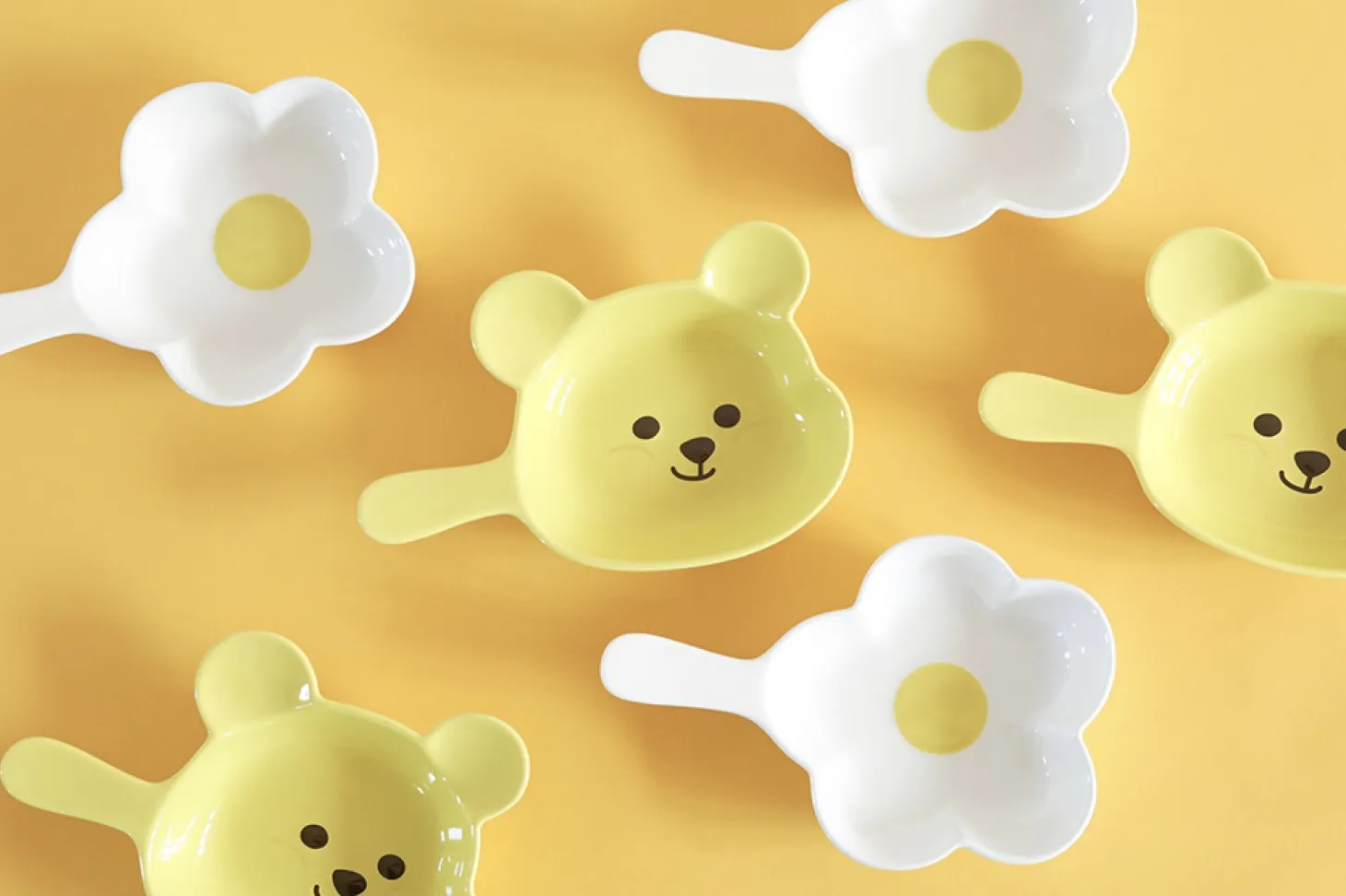 2pcs Jelly Bear Plate Set