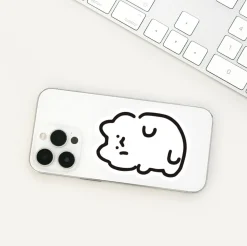 6pcs Jumping Cat Removable Sticker Set