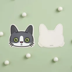 10pcs Mini Cat Face Card Set