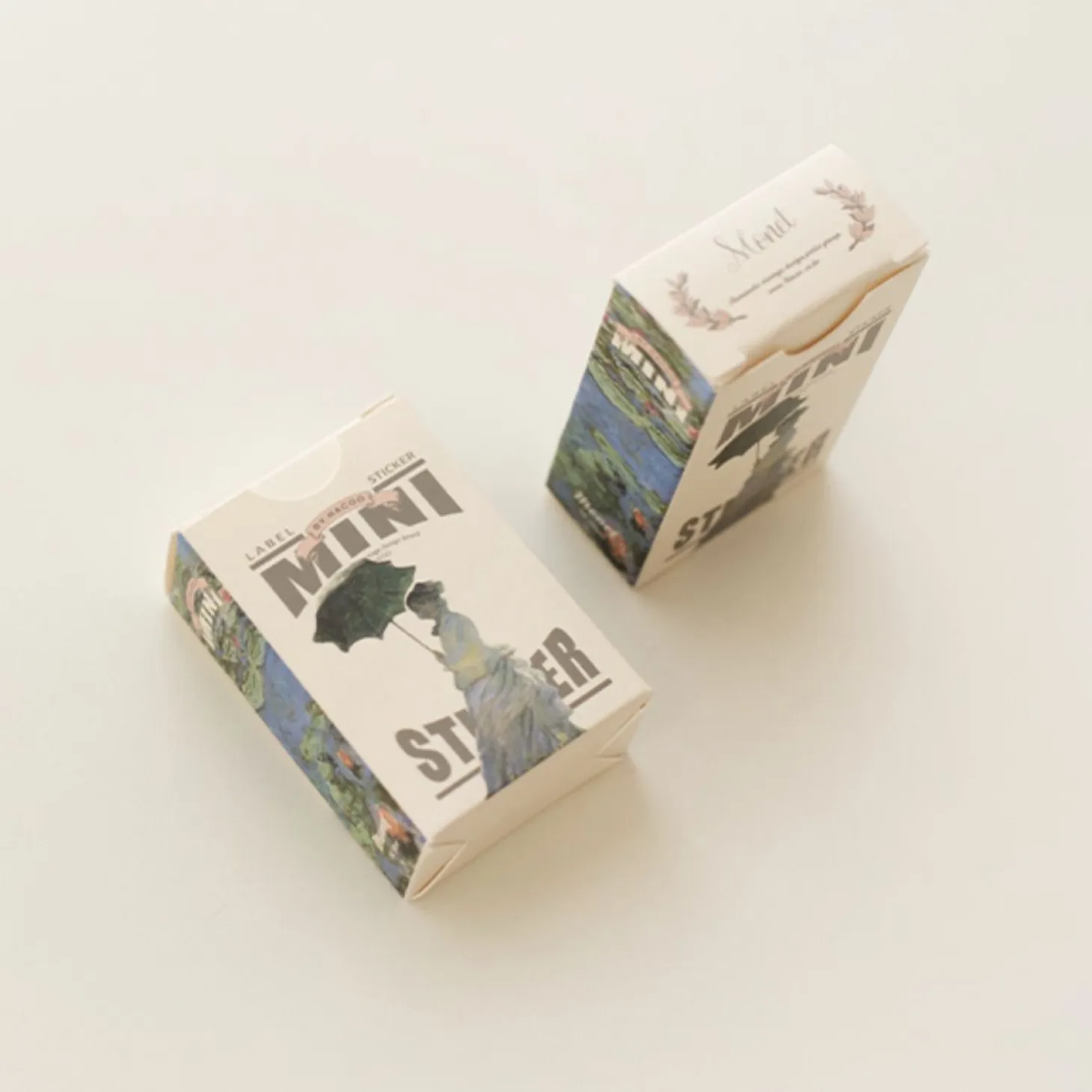 48pcs Monet Label Sticker Set v1