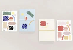2pcs Natural Fun Pattern Sticker Set